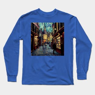 Starry Night in Diagon Alley Long Sleeve T-Shirt